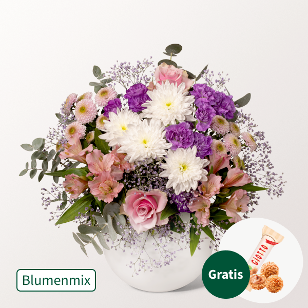 Blumenmix Inspiration mit Ferrero Giotto 3er