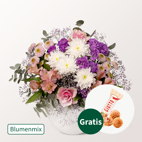 Blumenmix Inspiration mit Ferrero Giotto 3er