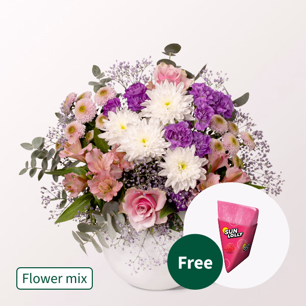 Flower Mix Inspiration with Halloren Balls