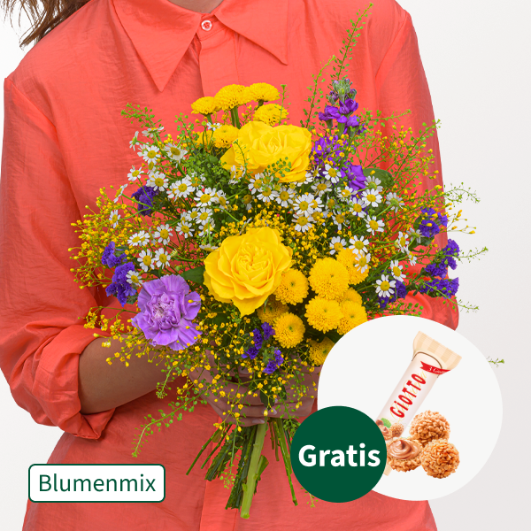 Blumenmix Sommergruß mit Ferrero Giotto 3er