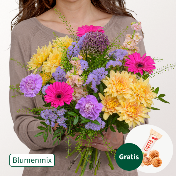 Blumenmix Blumensymphonie mit Ferrero Giotto 3er