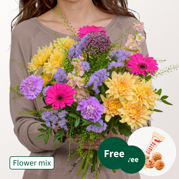 Flower Mix Blumensymphonie with 3 Ferrero Giotto
