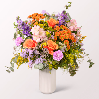 Blumenmix Blütenfest mit Halloren Kugeln