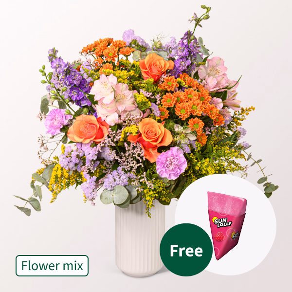 Flower Mix Blütenfest with Halloren Balls