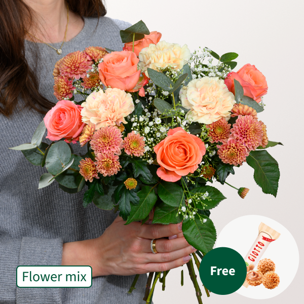 Flower Mix Blumengedicht with 3 Ferrero Giotto