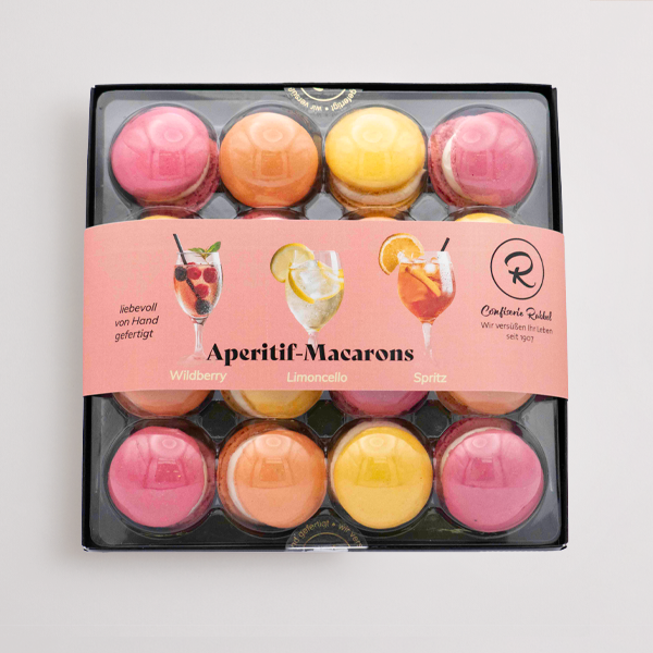 Präsentpackung „Aperitif Macarons“ (150 g)