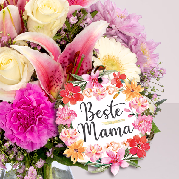 Blumenstecker „Beste Mama“