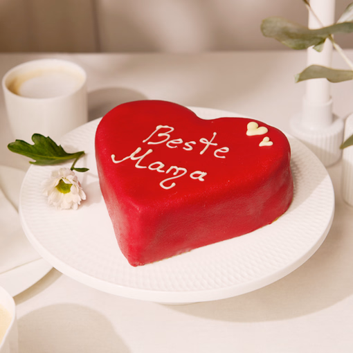 Herztorte Erdbeere „Beste Mama“