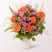 Blumenstrauß Blumensymphonie mit Vase
