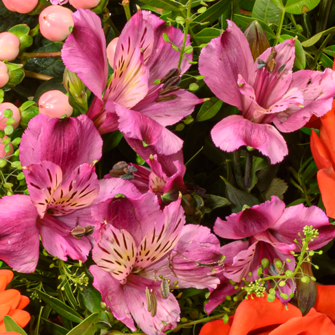 Flower Bouquet Blumensymphonie with vase