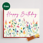 Birthday Set with Merci & vase