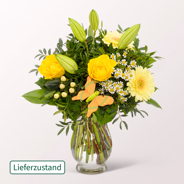Geburtstag-Set mit Vase