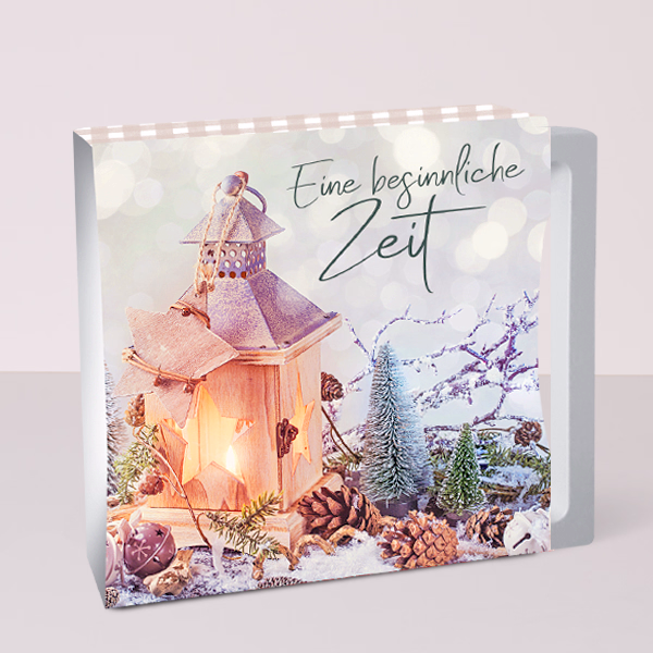 Deco Frame „Frohe Weihnachten“ (7 cm)