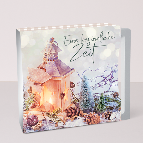 Deko Rahmen „Frohe Weihnachten“ (7 cm)