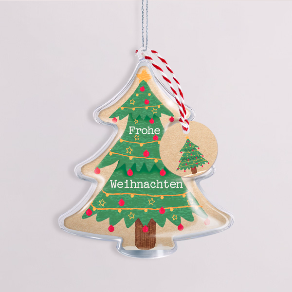 Pendant „Frohe Weihnachten“