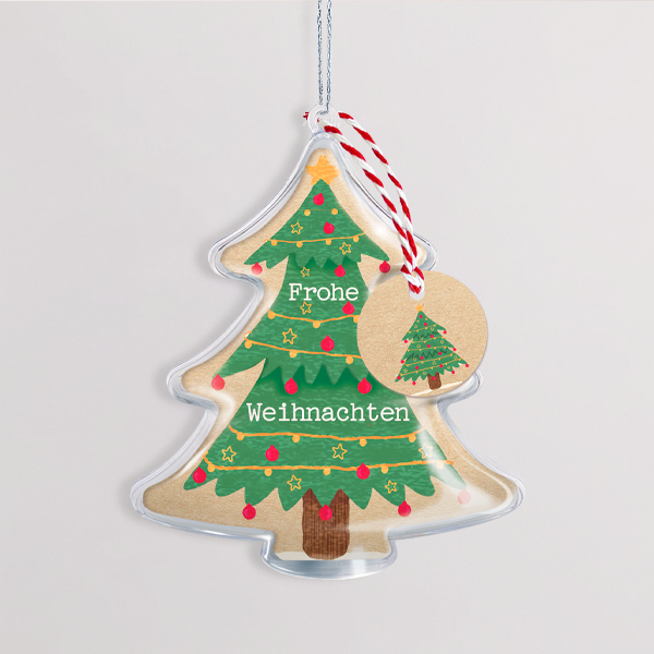 Anhänger „Frohe Weihnachten“