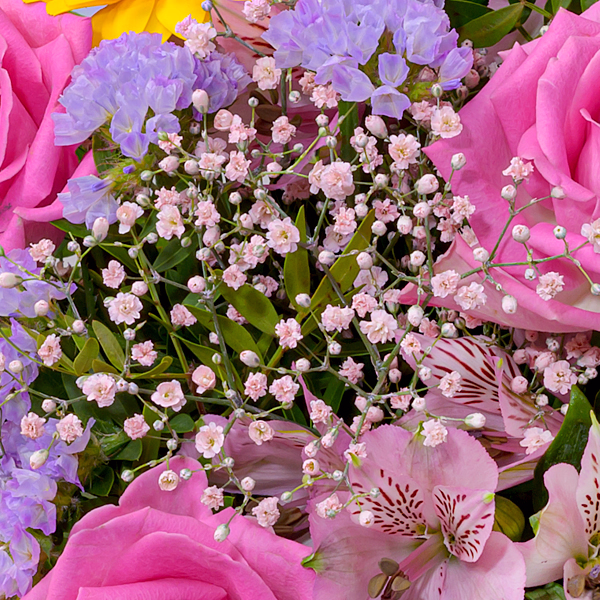 Blumenstrauß Farbentanz