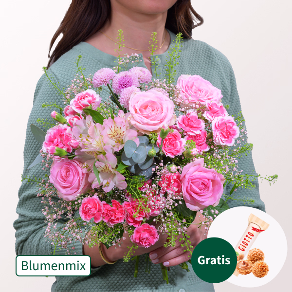 Blumenmix Frühlingsduft mit Ferrero Giotto