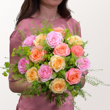 Flower Mix Samtweich with 3 Ferrero Giotto