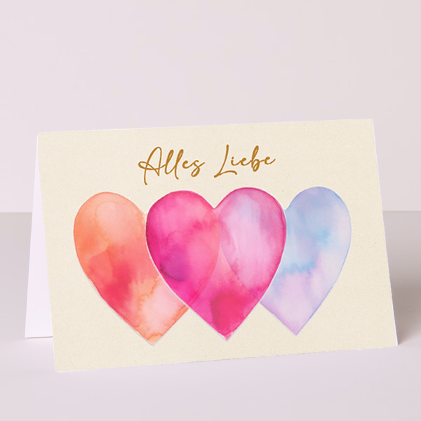Greeting Card „Alles Liebe“