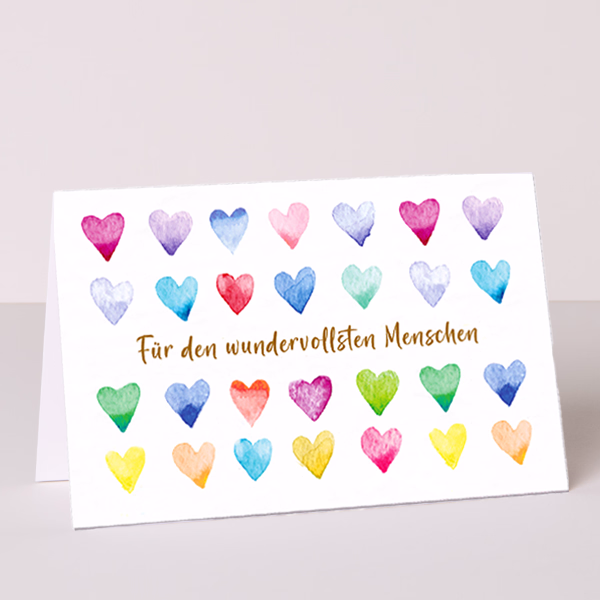 Greeting Card „Für den wundervollsten Menschen“