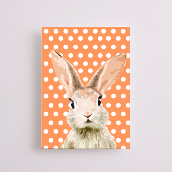 Motivkarte Osterhase