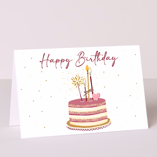 Motivkarte „Happy Birthday“