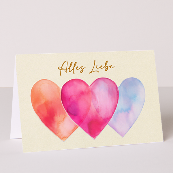 Greeting Card „Alles Liebe“