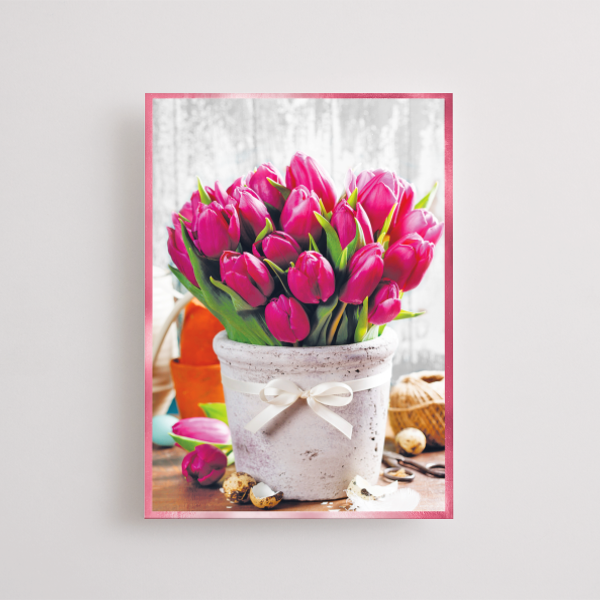 Grußkarte Tulpen