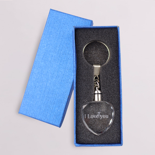 Glowing Key Ring „I love you“