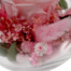 Rosa haltbare Rose im Glas