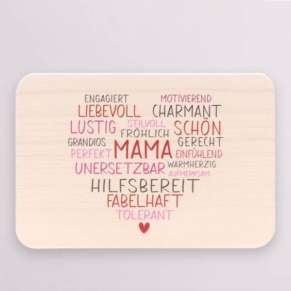 Frühstücksbrettchen „Mama“
