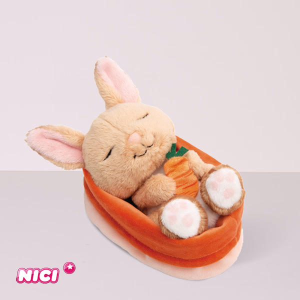 Kuscheltier schlafendes Häschen (12 cm)