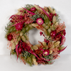 Dry Wreath Bordeaux Blossom