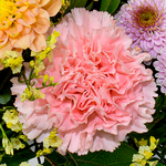 Blumenstrauß Poesie mit Vase & Ferrero Giotto 3er