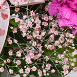 Blumenstrauß Blütenromanze mit Vase & Ferrero Giotto 3er