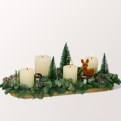 Adventsgesteck Wonderland mit Ferrero Giotto 3er