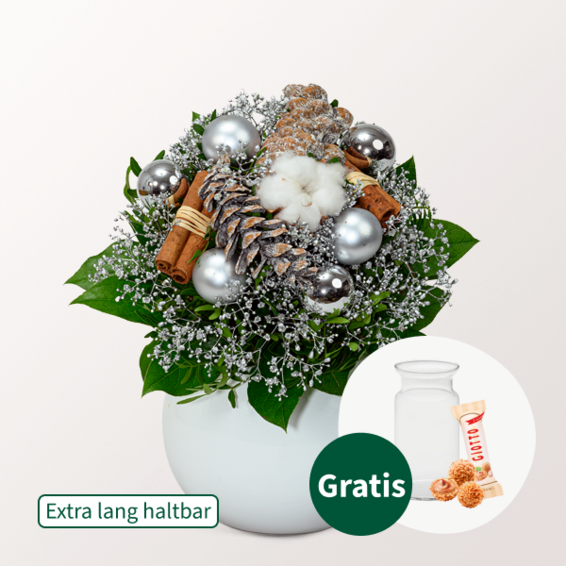 Strauß Wintergruß mit Vase