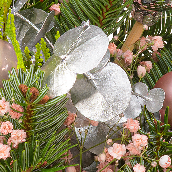 Bouquet Winterglanz with vase