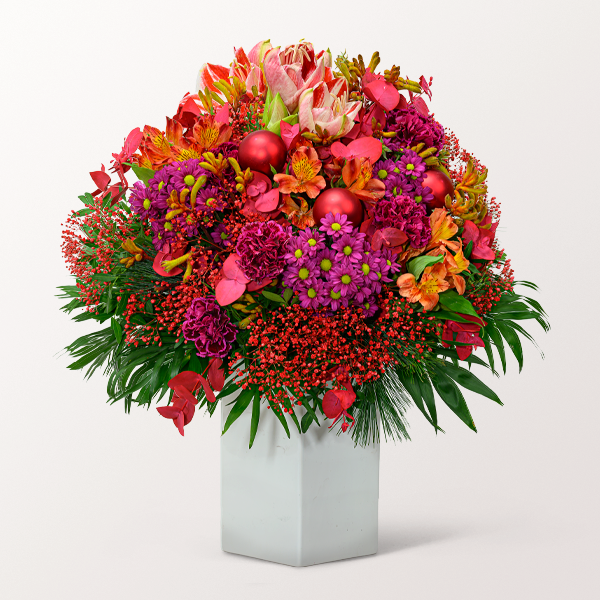 Premium Bouquet Winterherz with Premium Vase
