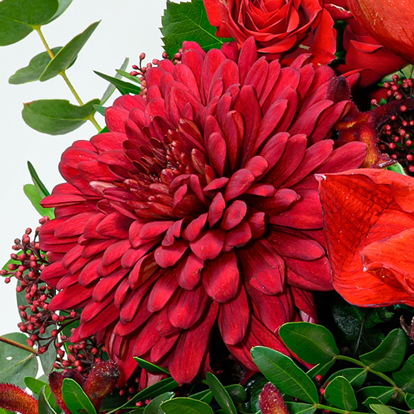 Premiumstrauß Große Bescherung mit Premiumvase