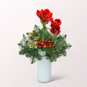 Blumenmix Zarter Gruß mit Ferrero Giotto 3er