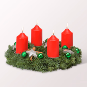 Adventskranz Winterlicht (Ø 30 cm) mit Ferrero Giotto 3er