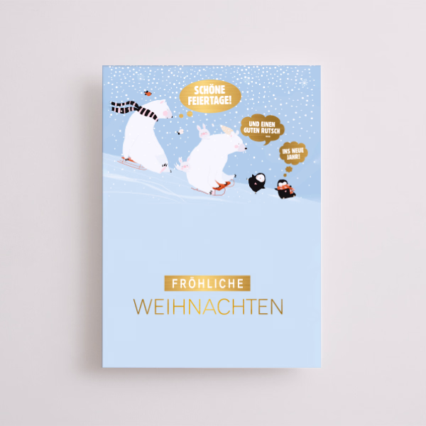 Motivkarte „Fröhliche Weihnachten“