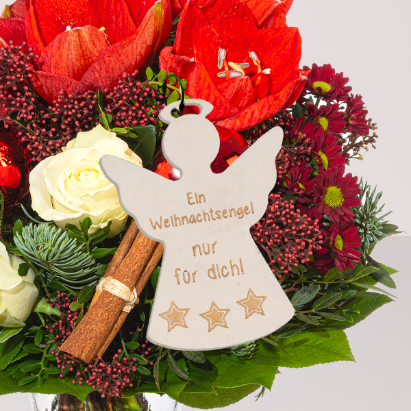 Blumenstecker Weihnachtsengel