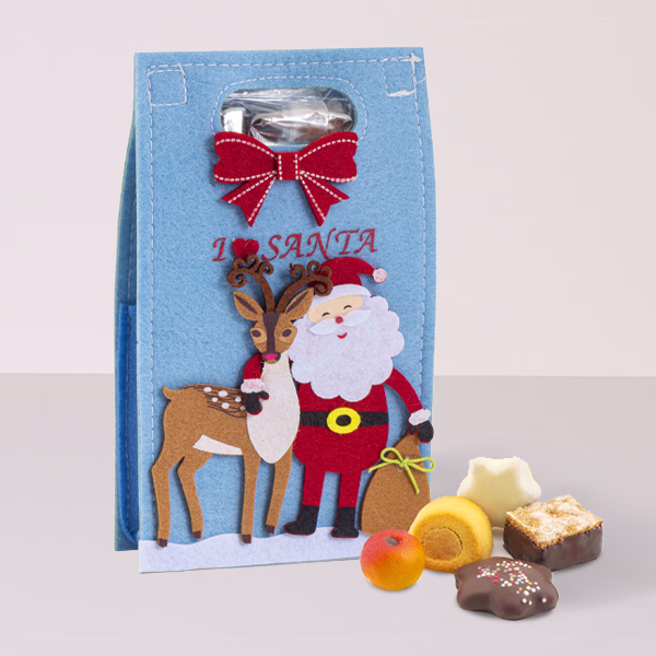 Filztasche „I love Santa“