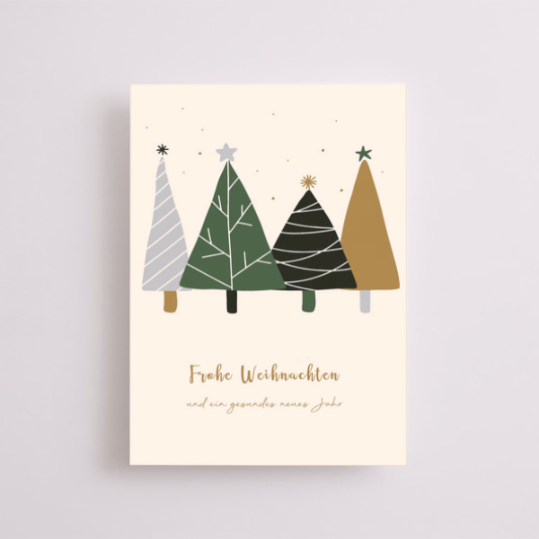 Greeting Card „Frohe Weihnachten und ein gesundes neues Jahr“