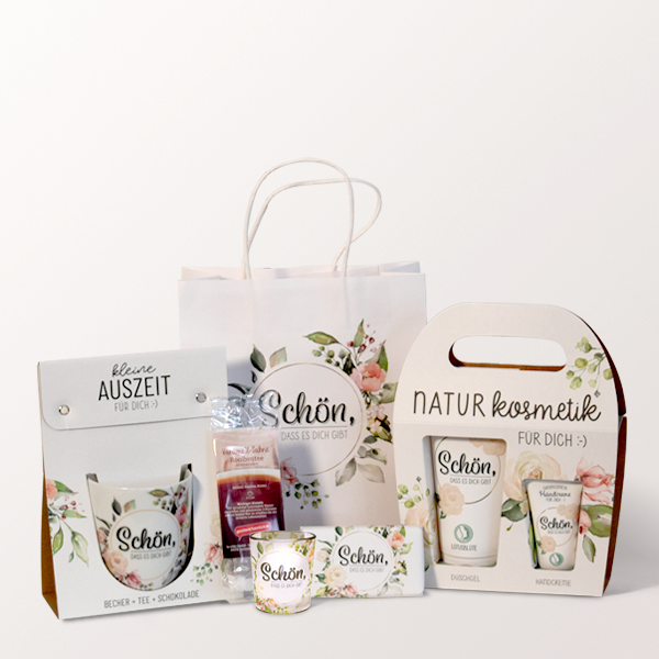 Geschenkbox „Schön, dass es dich gibt“