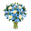 Blumenstrauß Meeresblau