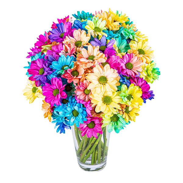 Blumenstrauß Regenbogen